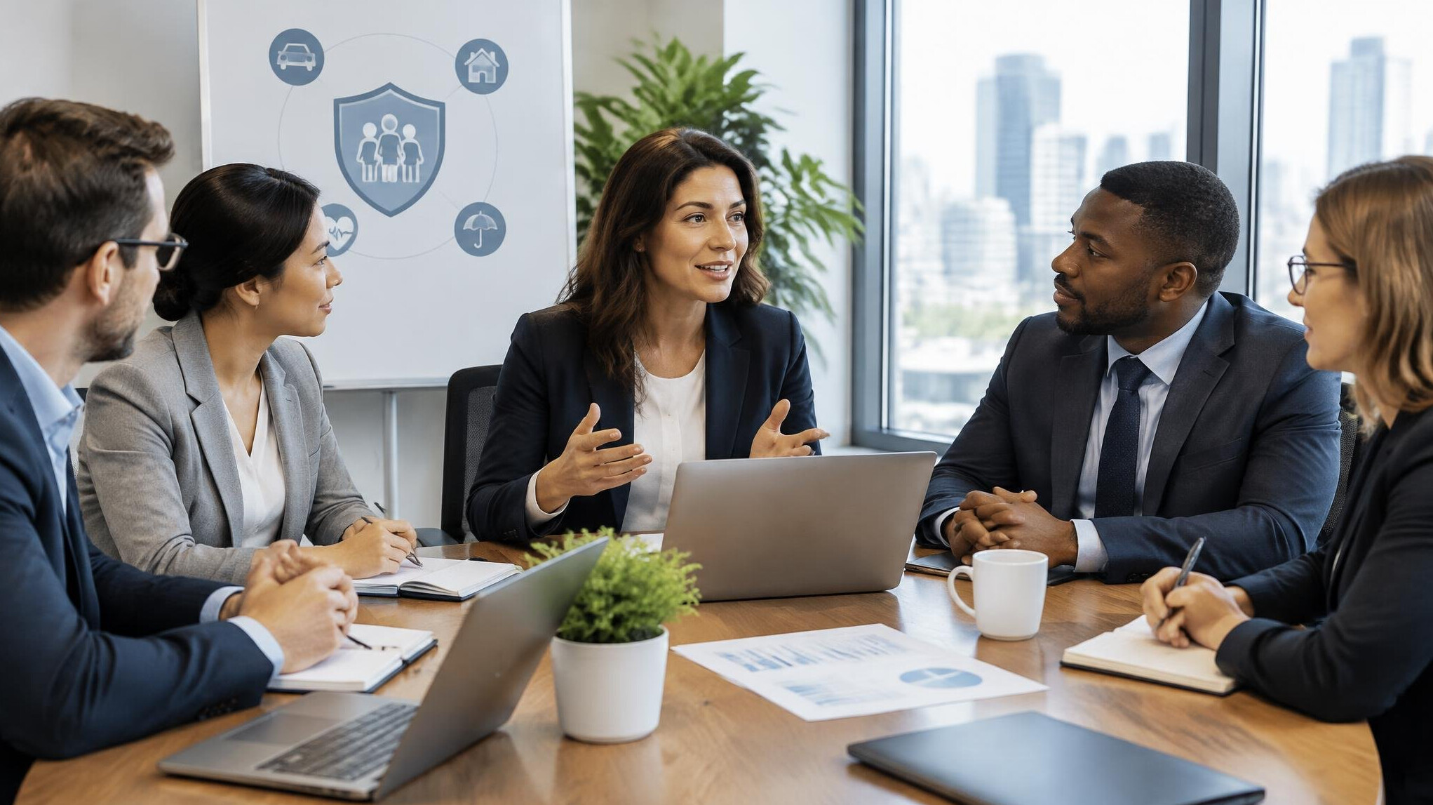 insurance team meeting
