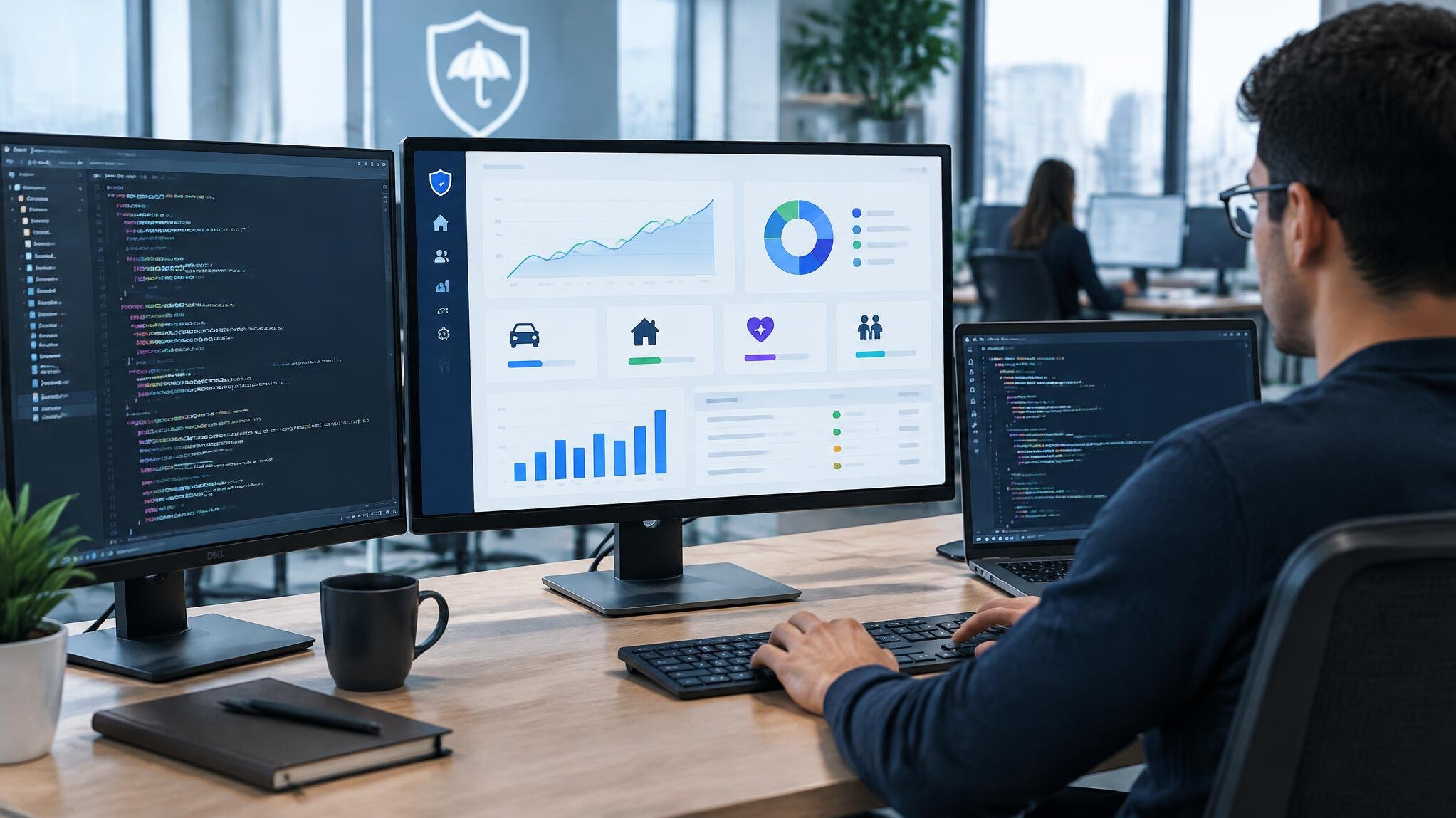 insurance software dashboard